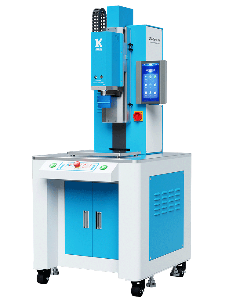 靈科伺服超聲波塑料焊接機 35kHz1200W L745 Servo MN 豪華臺機型