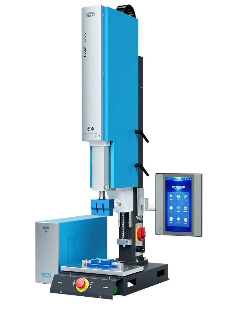 靈科伺服超聲波塑料焊接機 35kHz-1200W L745 Servo  伺服超聲波