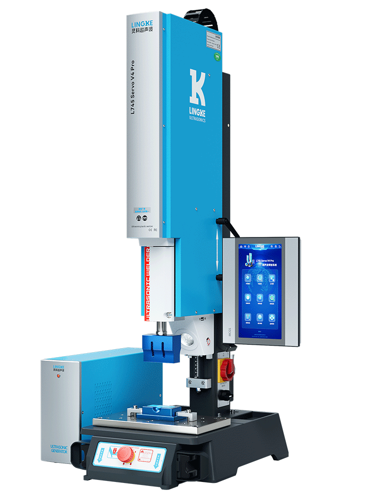 靈科伺服超聲波塑料焊接機 35kHz1200W L745 Servo V4 Pro